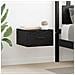 Armadio da Notte con cassetto 2 pcs Rovere nero 35 x 35 x 20 cm - Foto miniatura 2