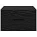 Armadio da Notte con cassetto 2 pcs Rovere nero 35 x 35 x 20 cm - Foto miniatura 7