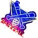 Insegna Al Neon Led Baseball 40x34cm - Luce Decorativa Alimentata Tramite Usb - Foto miniatura 5