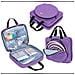 Borsa Portaoggetti Per Ricamo /cucito Di Grande Capacità - Organizer Portatile Purple - Foto miniatura 2