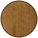 Tappeto Rotondo Marrone 80 cm in Bambù - Foto miniatura 1