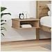 Comodino Rovere artigianale 40 x 31 x 15 cm Legno multistrato - Foto miniatura 2