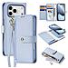 Cover Cartera per iPhone 17 Pro - Pelle /PU, Blu Claro - Foto miniatura 1
