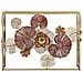 Console Glam Redy In Ferro E Vetro Con Decori Floreali Cm 114x41,5x80 - Foto miniatura 6