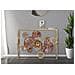 Console Glam Redy In Ferro E Vetro Con Decori Floreali Cm 114x41,5x80 - Foto miniatura 7