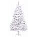 Albero di Natale Artificiale con Rami Pieghevoli Bianco 210 cm - Foto miniatura 4