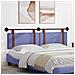 Testata appesa Tinta unita Blu jeans 170 x 55 x 5 cm PU Antico - Foto miniatura 2