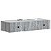 Tavolino da Parete Laterale Grigio Sonoma 87,5 x 34,5 x 17 cm - Foto miniatura 2