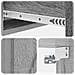 Tavolino da Parete Laterale Grigio Sonoma 87,5 x 34,5 x 17 cm - Foto miniatura 7