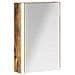 Mobiletto per specchio da bagno Rovere fumé 33 x 11,5 x 50 cm - Foto miniatura 1