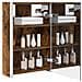 Mobiletto per specchio da bagno Rovere fumé 33 x 11,5 x 50 cm - Foto miniatura 3