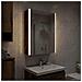 Mobiletto per specchio da bagno Rovere fumé 33 x 11,5 x 50 cm - Foto miniatura 4