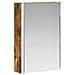 Mobiletto per specchio da bagno Rovere fumé 33 x 11,5 x 50 cm - Foto miniatura 5