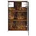 Mobiletto per specchio da bagno Rovere fumé 33 x 11,5 x 50 cm - Foto miniatura 7