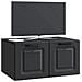Mobile Porta TV da Muro Nero 59,5 x 41 x 30 cm - Foto miniatura 2