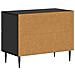 Armadio da Notte Nero 62 x 34,5 x 47,5 cm Legno ingegnerizzato - Foto miniatura 6