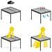 Piana, Pergola Bioclimatica Autoportante 3x3 M In Alluminio Bianco Con Tende A Rullo Retrattili Su Tutti E 4 I Lati. - Foto miniatura 3