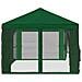 Copertura Gazebo con Pareti Laterali 6 x 3 m Verde Poliestere - Foto miniatura 6