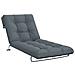 Cuscino per Lettino VIANEN 100% Poliestere Blu 200 x 70 x 8 cm - Foto miniatura 1
