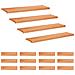 Tappeti per scale 16 pz 120 x 25 x 2 cm Vernice - Foto miniatura 1