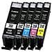 CLI-551 Cartuccia Ink Originale Nera Ciano Magenta Gialla per PIXMa iP7250 - Foto miniatura 13
