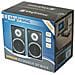 Coppia casse passive monitor Home Theatre Hi-Fi 140 Watt nere / silver - Foto miniatura 7