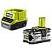 Battery Pack 18v 4.0ah Oneplus Lithiumplus E Caricabatterie Rapido Rc18120-140 2.0ah Agli Ioni Di Litio - Foto miniatura 1