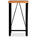 Tavolino da Bar in Legno Massello di Acacia 60x60x107 cm - Foto miniatura 3