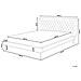 Letto In Simil Pelle Grigia Con Struttura A Doghe 160 X 200 Cm Essonne - Foto miniatura 13