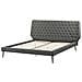 Letto In Simil Pelle Grigia Con Struttura A Doghe 160 X 200 Cm Essonne - Foto miniatura 6