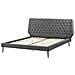 Letto In Simil Pelle Grigia Con Struttura A Doghe 160 X 200 Cm Essonne - Foto miniatura 7