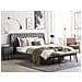 Letto In Simil Pelle Grigia Con Struttura A Doghe 160 X 200 Cm Essonne - Foto miniatura 18