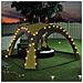 Tenda Per Feste Con Led E 4 Pareti 3,6x3,6x2,3 M Verde - Foto miniatura 1