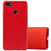 Custodia Compatibile Con Huawei Y6 2 Pro 2017 In Rosso Metallo - Hard Case Coperchio Protettivo In Look Metallico Contro I Graffi E Gli Urti - Foto miniatura 1
