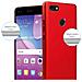 Custodia Compatibile Con Huawei Y6 2 Pro 2017 In Rosso Metallo - Hard Case Coperchio Protettivo In Look Metallico Contro I Graffi E Gli Urti - Foto miniatura 5