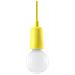 Sollux Sl. 0578 - Lampadario A Sospensione Diego 1, Moderno Led Giallo Per Soggiorno, Camera Da Letto, Corridoio, Ufficio, Attacco E27, Colore: Giallo - Foto miniatura 8