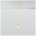 Sollux Sl. 0578 - Lampadario A Sospensione Diego 1, Moderno Led Giallo Per Soggiorno, Camera Da Letto, Corridoio, Ufficio, Attacco E27, Colore: Giallo - Foto miniatura 11