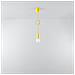 Sollux Sl. 0578 - Lampadario A Sospensione Diego 1, Moderno Led Giallo Per Soggiorno, Camera Da Letto, Corridoio, Ufficio, Attacco E27, Colore: Giallo - Foto miniatura 13