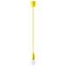Sollux Sl. 0578 - Lampadario A Sospensione Diego 1, Moderno Led Giallo Per Soggiorno, Camera Da Letto, Corridoio, Ufficio, Attacco E27, Colore: Giallo - Foto miniatura 4
