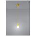 Sollux Sl. 0578 - Lampadario A Sospensione Diego 1, Moderno Led Giallo Per Soggiorno, Camera Da Letto, Corridoio, Ufficio, Attacco E27, Colore: Giallo - Foto miniatura 2