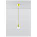 Sollux Sl. 0578 - Lampadario A Sospensione Diego 1, Moderno Led Giallo Per Soggiorno, Camera Da Letto, Corridoio, Ufficio, Attacco E27, Colore: Giallo - Foto miniatura 5