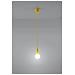 Sollux Sl. 0578 - Lampadario A Sospensione Diego 1, Moderno Led Giallo Per Soggiorno, Camera Da Letto, Corridoio, Ufficio, Attacco E27, Colore: Giallo - Foto miniatura 6