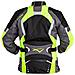 Giacca Touring Moto Protezioni Impermeabile Cordura Ce Sfoderabile Fluo Xl - Foto miniatura 5