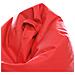 Poltrona Sacco In Poliestere Ed Ecopelle, Da 80 Cm Rosso - Foto miniatura 2