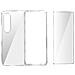 Cover Silicone Samsung Galaxy Z Fold4 + Vetro Temperato Trasparente - Foto miniatura 4
