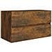 Mobile Sottolavabo Rovere Fumo 80x38,5x45 Cm Legno Multistrato - Foto miniatura 2