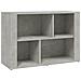Credenza Grigio Cemento 80x30x54 Cm In Legno Multistrato - Foto miniatura 2