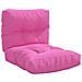 Cuscini Per Divani In Pallet 2 Pz Rosa In Tessuto - Foto miniatura 2
