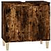 Mobile Lavabo Rovere Fumo 58x33x60 Cm In Legno Multistrato - Foto miniatura 2