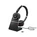 Evolve 75 Auricolare a Padiglione per Musica e Chiamate, Bluetooth Base di ricarica Colore: Nero - Foto miniatura 1
